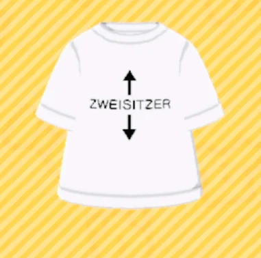 Zweisitzer-Shirt