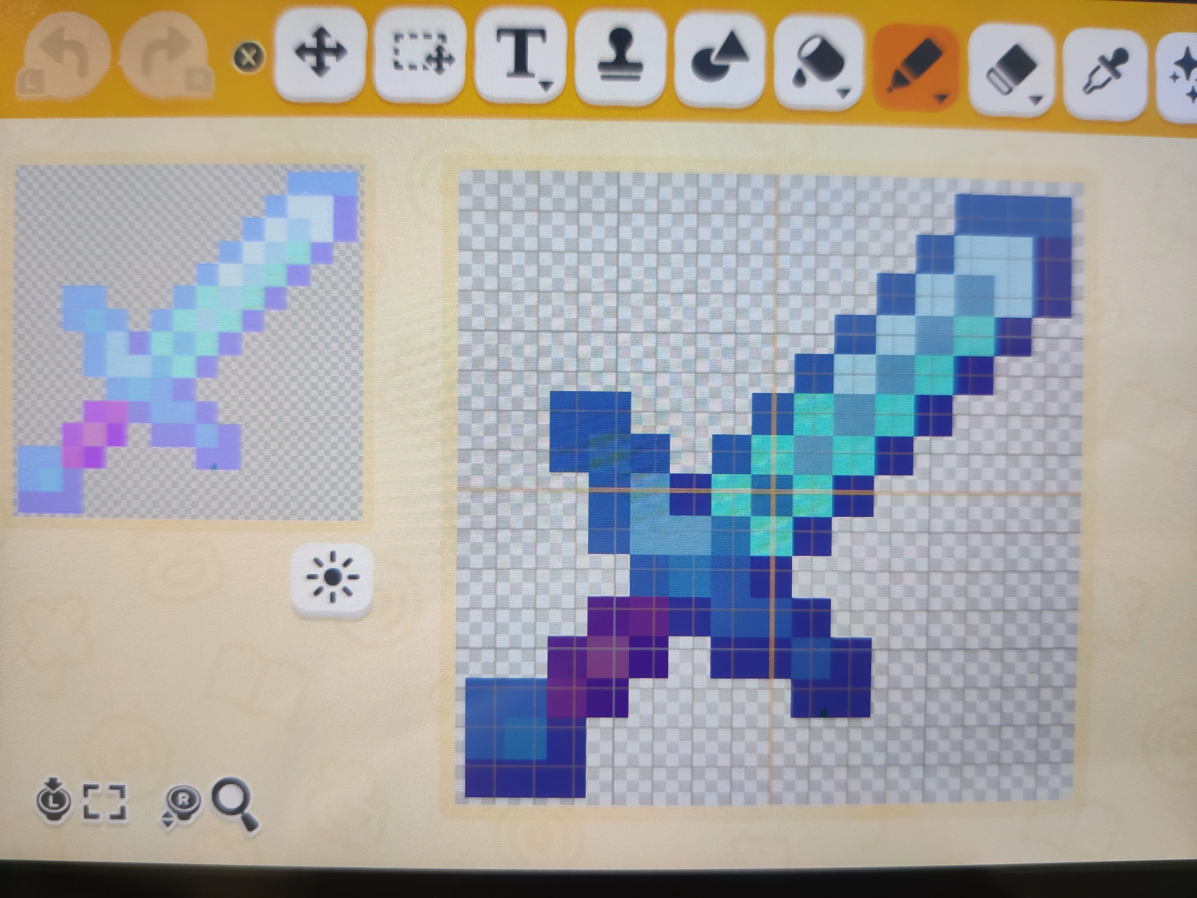Enchanted minecraft diamond sword