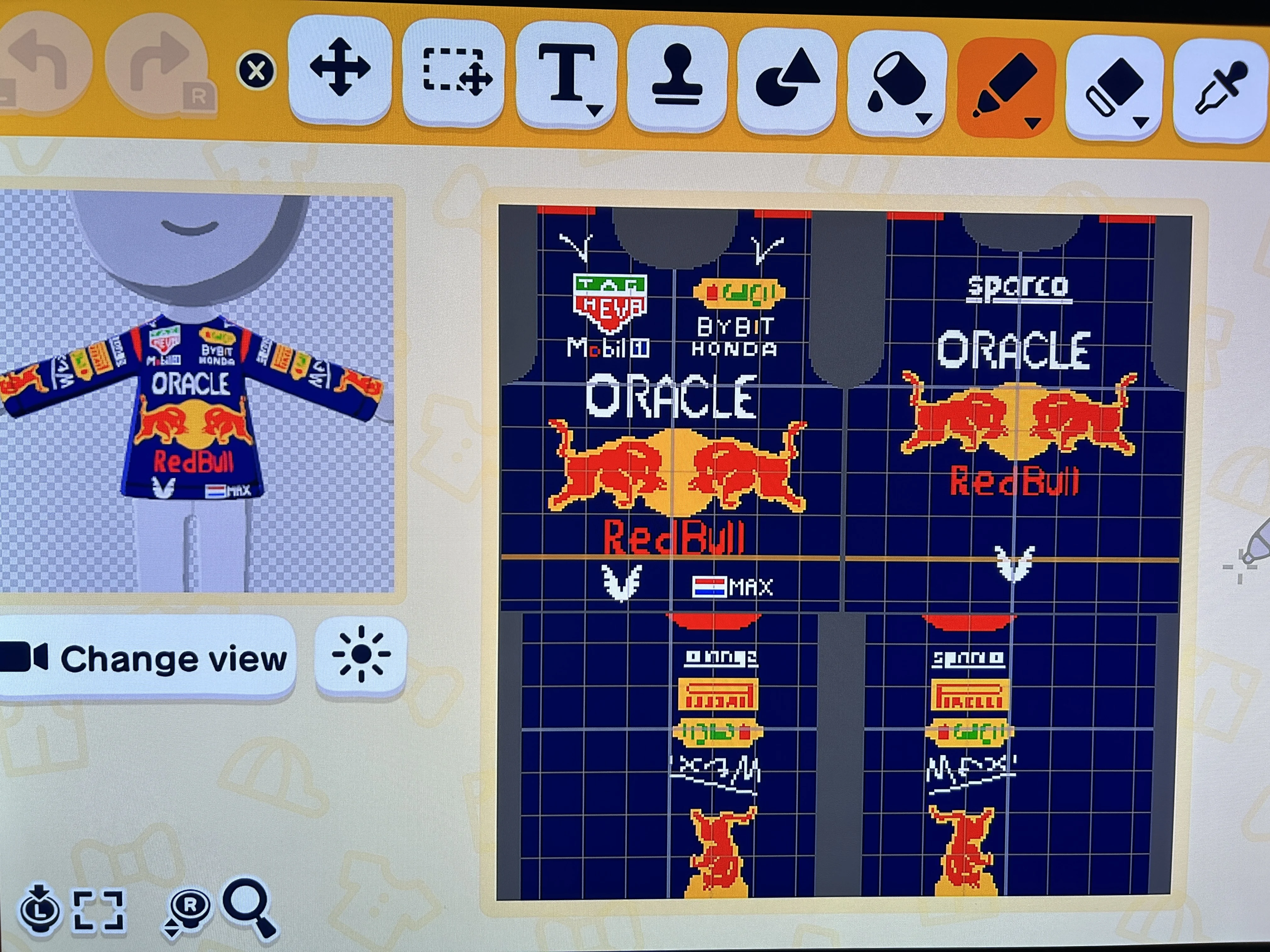 Max Verstappen's Race Shirt