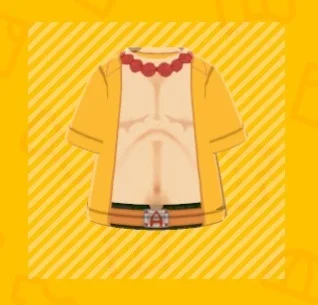 Portgas D Ace Yellow Shirt