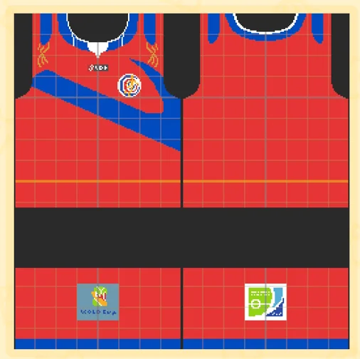 Camiseta selección Costa Rica 2014