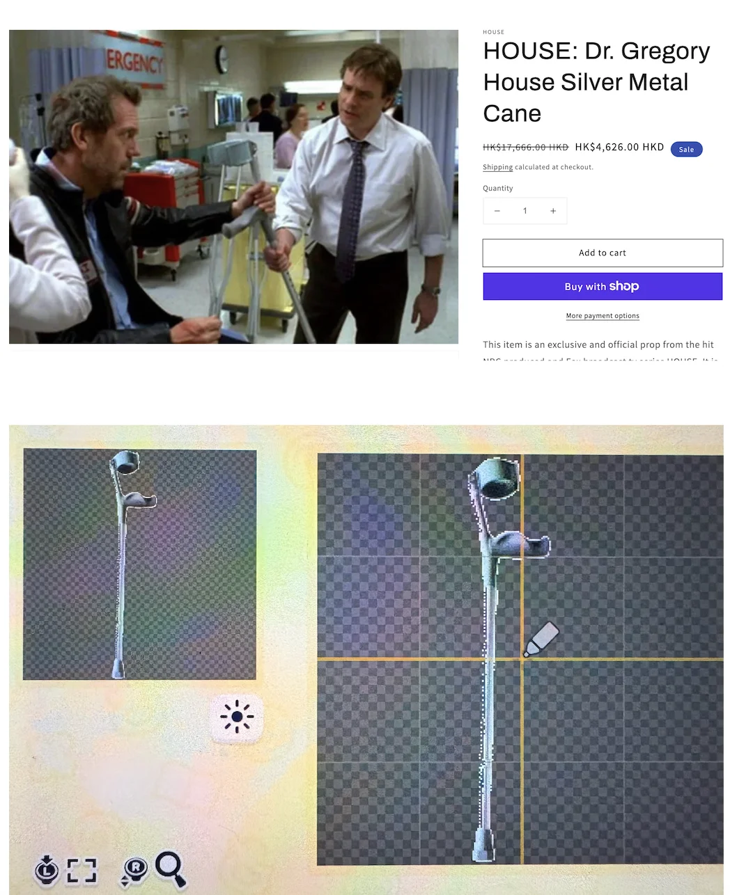 Dr. House Medical Cane Replica