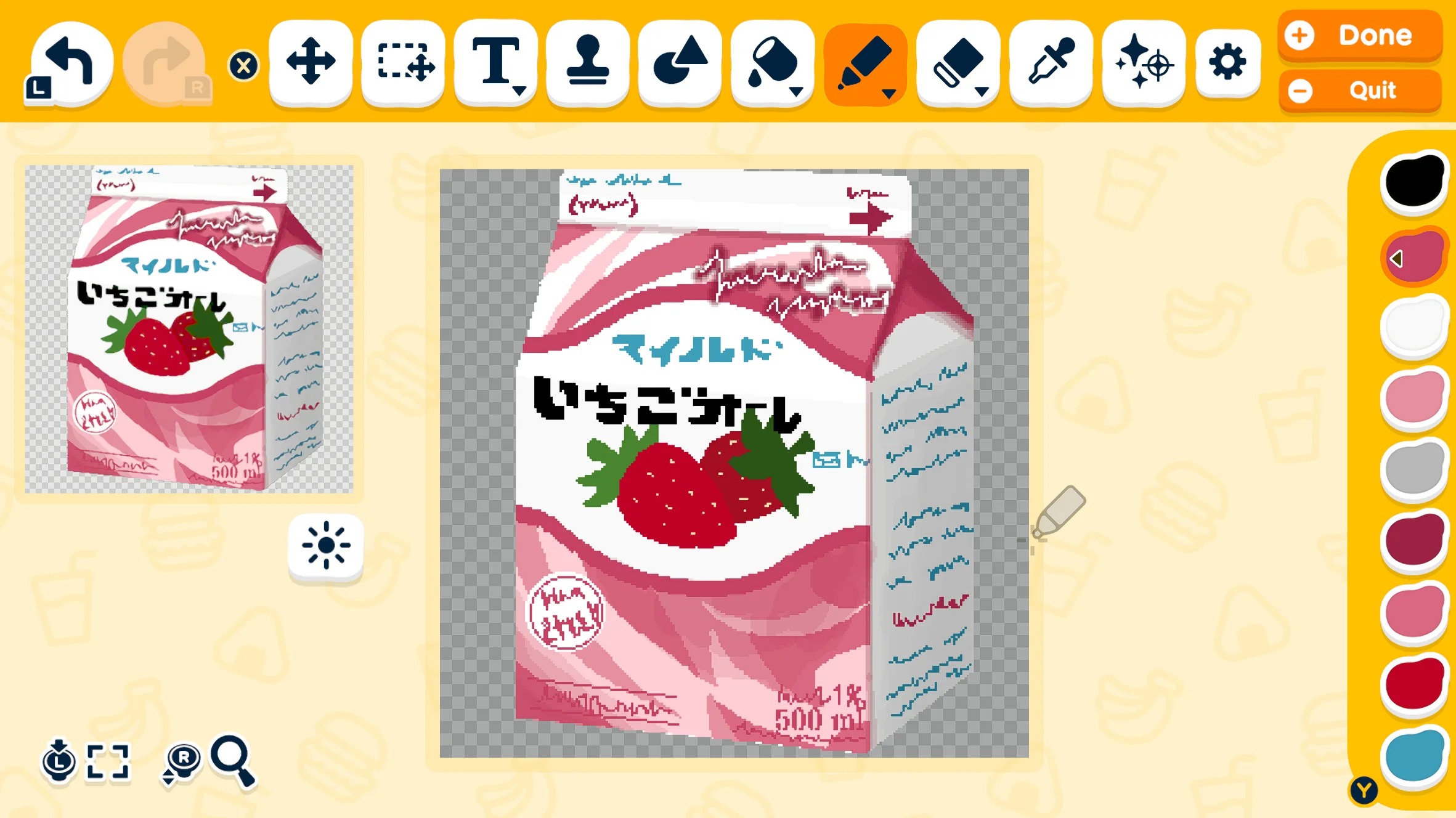 Japanese Glico Strawberry Milk