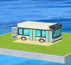 Public transport bus template