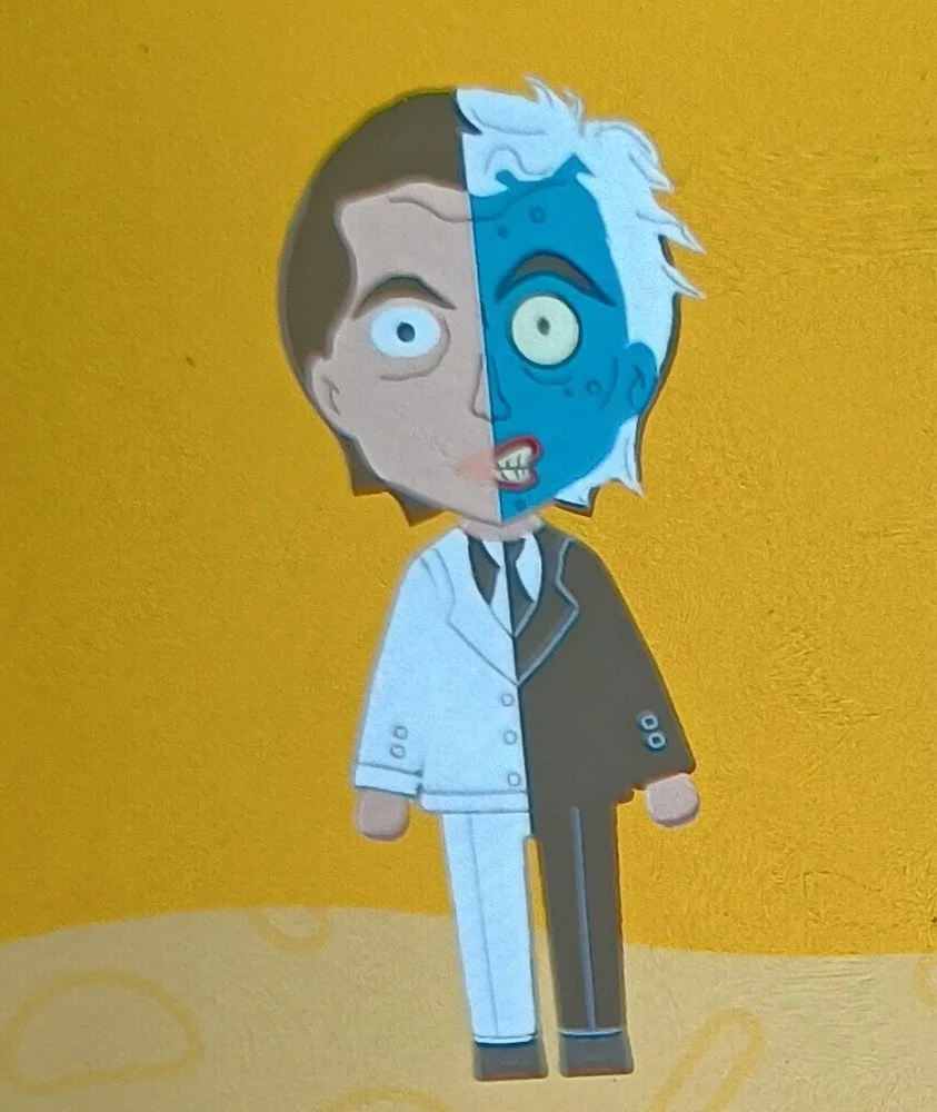 Two face suit.