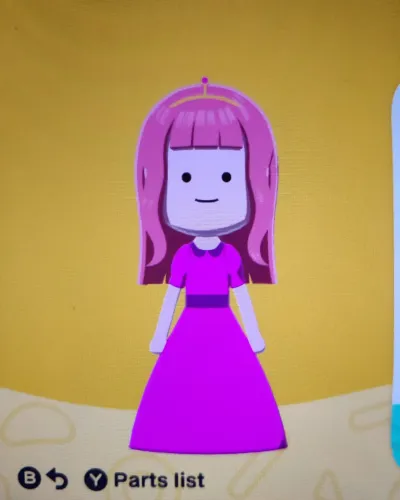 Mii portrait of Princess Bubblegum