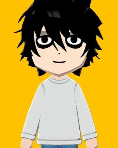 Mii portrait of L Lawliet
