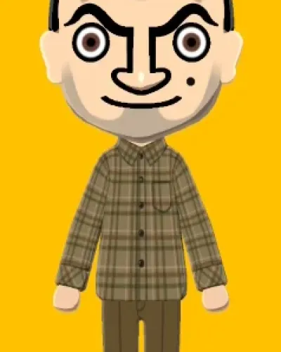 Mii-Porträt von Mr. Bean / Rowan Atkinson