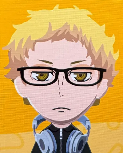 Mii-Porträt von Tsukishima Kei