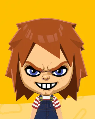 Mii-Porträt von Chucky(Partial Complement version)