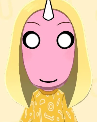 Mii-Porträt von Lady Rainicorn