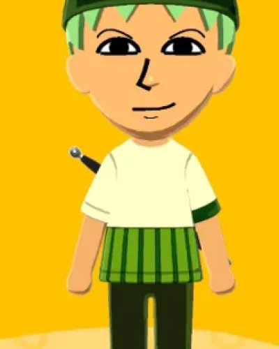 Mii-Porträt von Roronoa Zoro