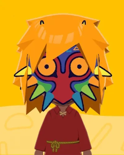 Mii-Porträt von Skull Kid