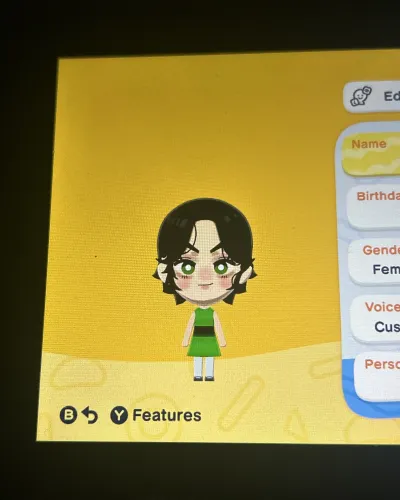 Mii-Porträt von Buttercup