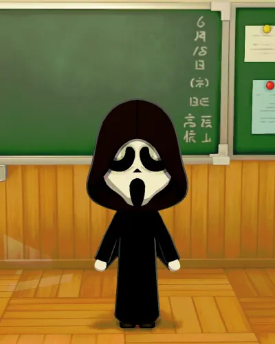 Mii-Porträt von Ghost Face