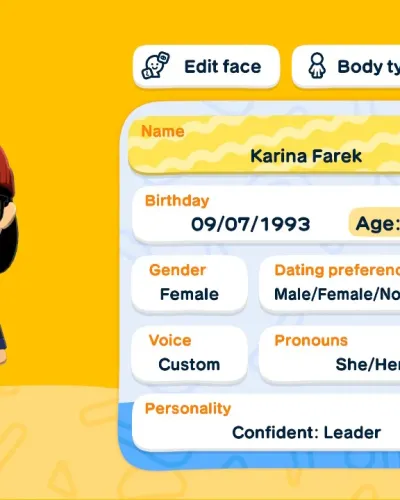Mii-Porträt von Karina Farek