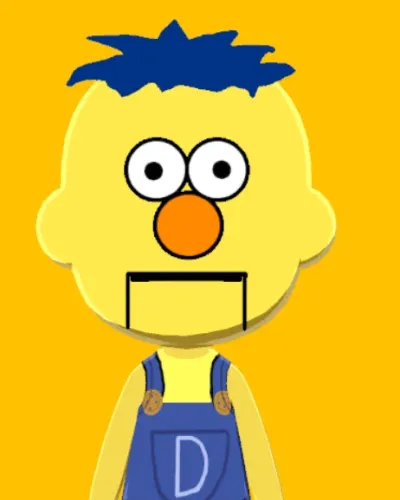 Mii-Porträt von Yellow Guy