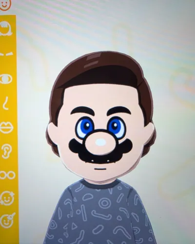 Mii-Porträt von Super Mario