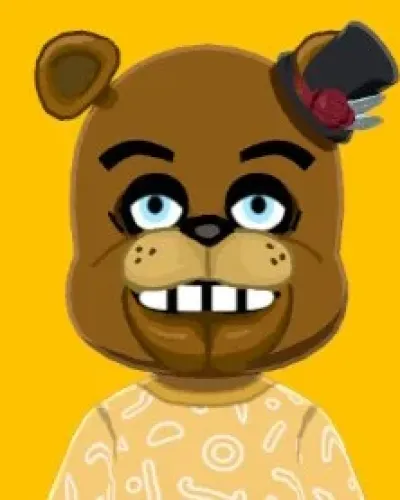 Mii-Porträt von Freddy Fazbear