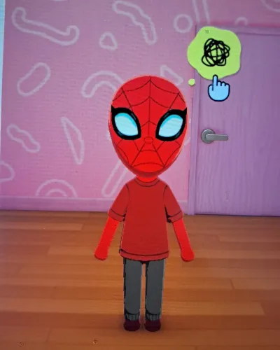 Mii-Porträt von Spider-Man