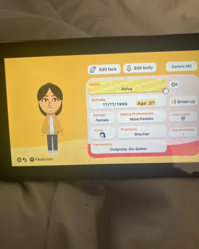 Mii-Porträt von Aviva Corcovado (Wild Kratts)