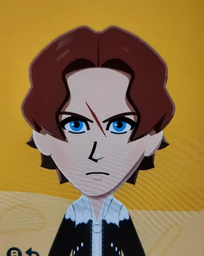 Mii portrait of Squall Leonhart