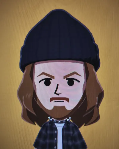 Mii portrait of Eddie Vedder