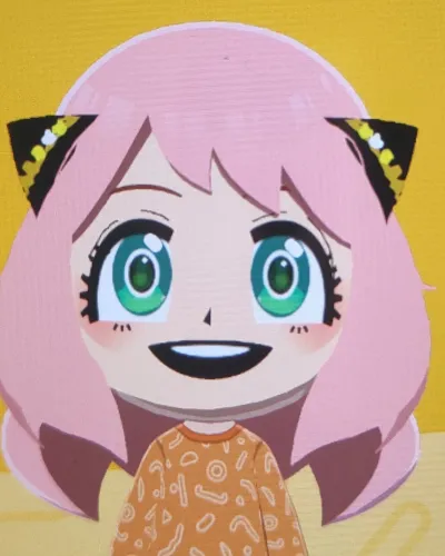 Mii portrait of Anya Forger
