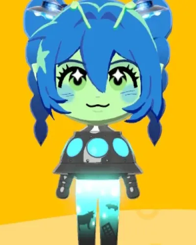 Mii-Porträt von Alien Miku