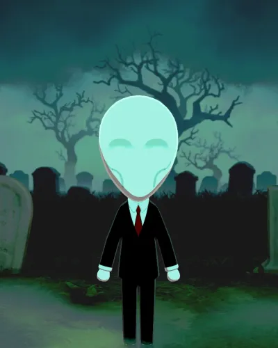 Mii-Porträt von Slenderman