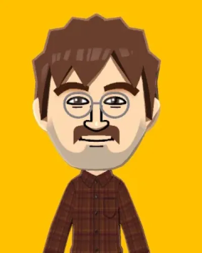 Mii portrait of John Lennon