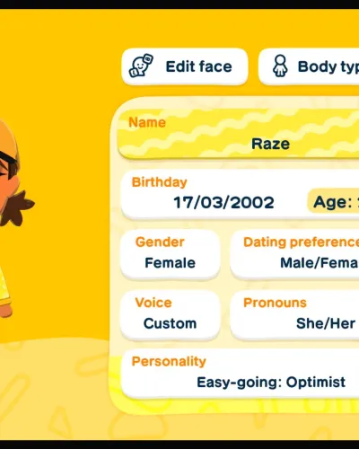 Mii-Porträt von Raze
