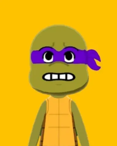 Mii-Porträt von Donatello Ninja turtle