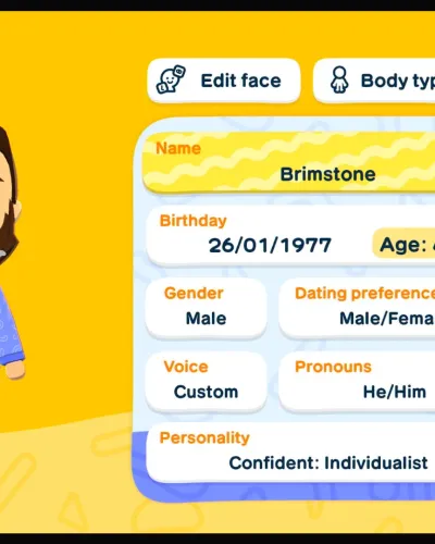 Mii-Porträt von Brimstone