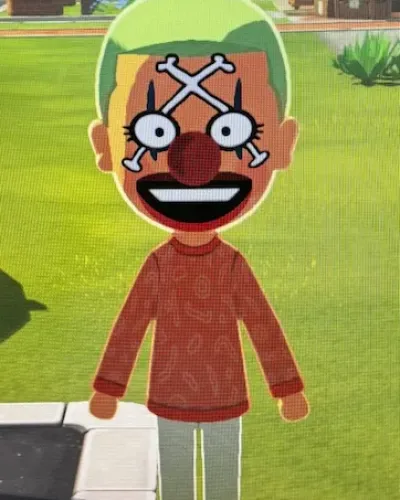 Mii-Porträt von Buggy der Clown