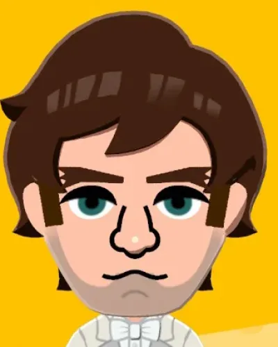 Mii portrait of Mr Darcy