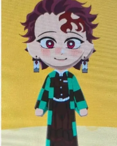 Mii portrait of Tanjiro