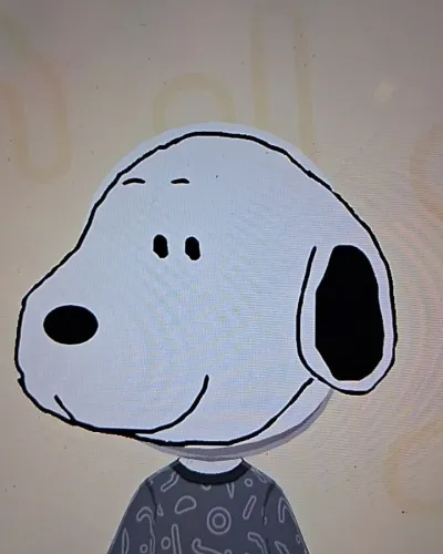 Mii portrait of Snoopy