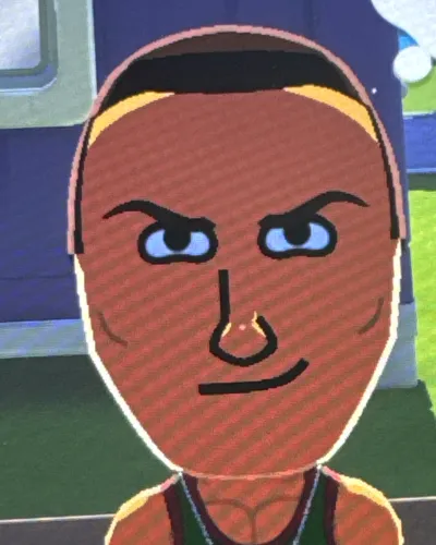 Mii portrait of Dwayne the rock