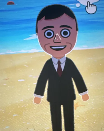 Mii portrait of Michael Scott