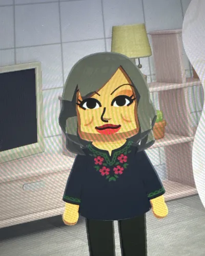 Mii portrait of Paula Deen