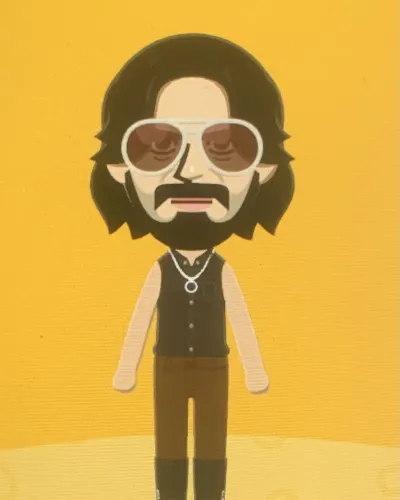Mii portrait of Johnny Silverhand