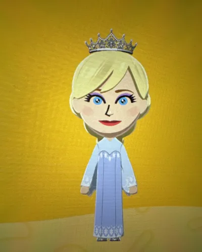 Mii-Porträt von Princess Elsa