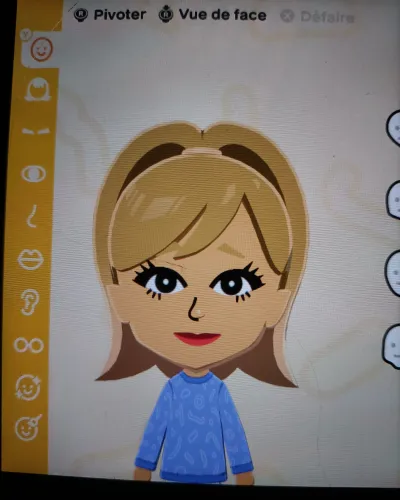 Mii portrait of Ariana Grande