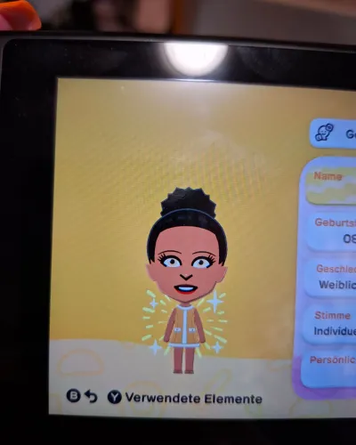 Mii portrait of Clara