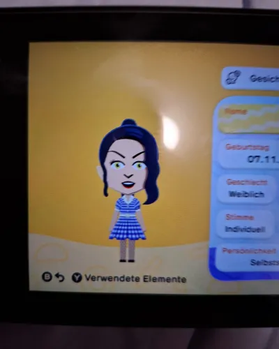 Mii portrait of Vidia
