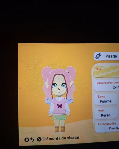 Mii-Porträt von Fluttershy