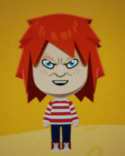 Mii-Porträt von Chucky (Charles Lee Ray)