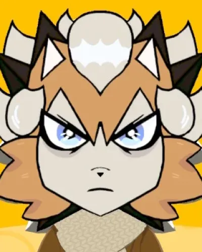 Mii-Porträt von Midday Lycanroc