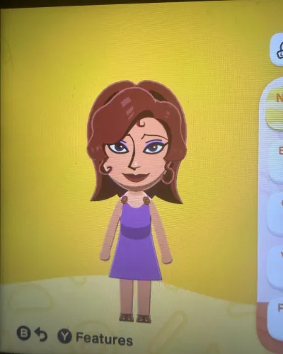 Mii-Porträt von Meg
